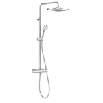 KLUDI LOGO BASIC DUAL SHOWER SYSTEM термостат, квадратный душ 250х250