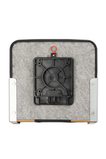 Кресло мягкое в лодку с поворотным механизмом черный/бежевый