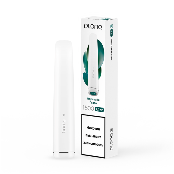 Купить Одноразовый Pod Plonq Plus - Гуава Киви Маракуйя (1500 затяжек)