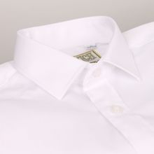 Рубашка белая приталенная TSAREVICH, 80% хлопка