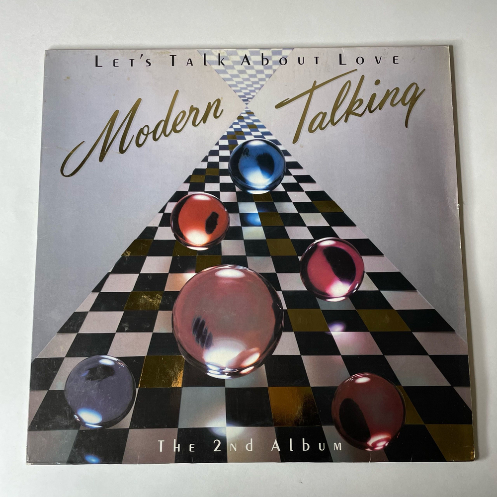 Винтажная виниловая пластинка LP Modern Talking, Let's Talk About Love (The 2nd Album) (Германия 1985)
