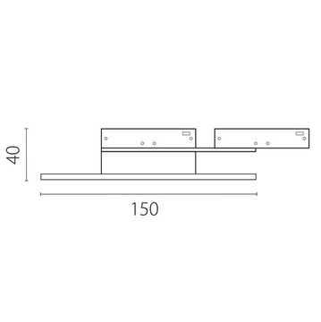 Светильник отраженного света 5W 3000K 236137 черный Linea Lightstar