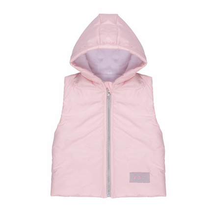 Жилетка утепленная розовая