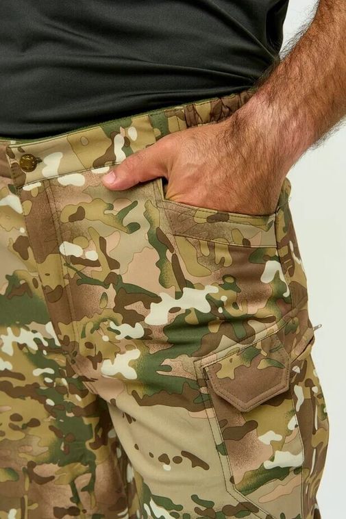 Костюм тактический утепленный Softshell Мультикам -softshell-multikam