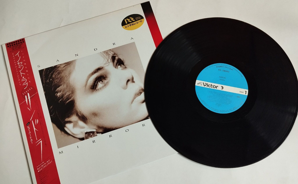 Винтажная виниловая пластинка LP Sandra Mirrors (Japan 1986) (Obi)