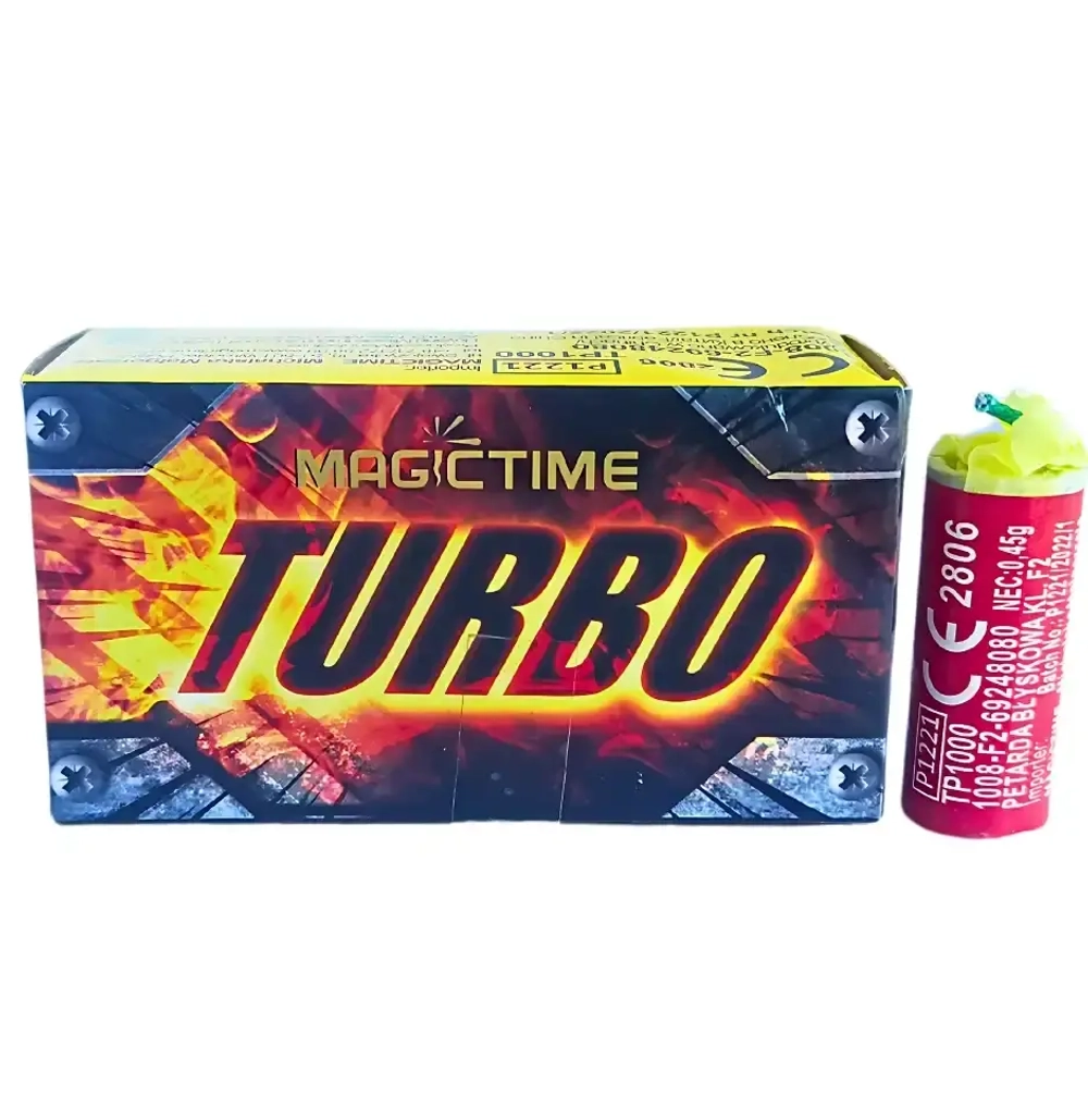 Петарды  P1221 Turbo от Magictime — купить пиротехнику не на Wildberries, а у сертифицированного продавца