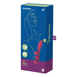 Тройной вибромассажёр Satisfyer Tri Ball 1, красный