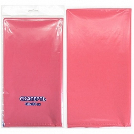 Скатерть ПЭТ Розовый 120*160 см