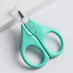 5231432 Ножницы детские, с защитным колпачком, цвет бирюзовый