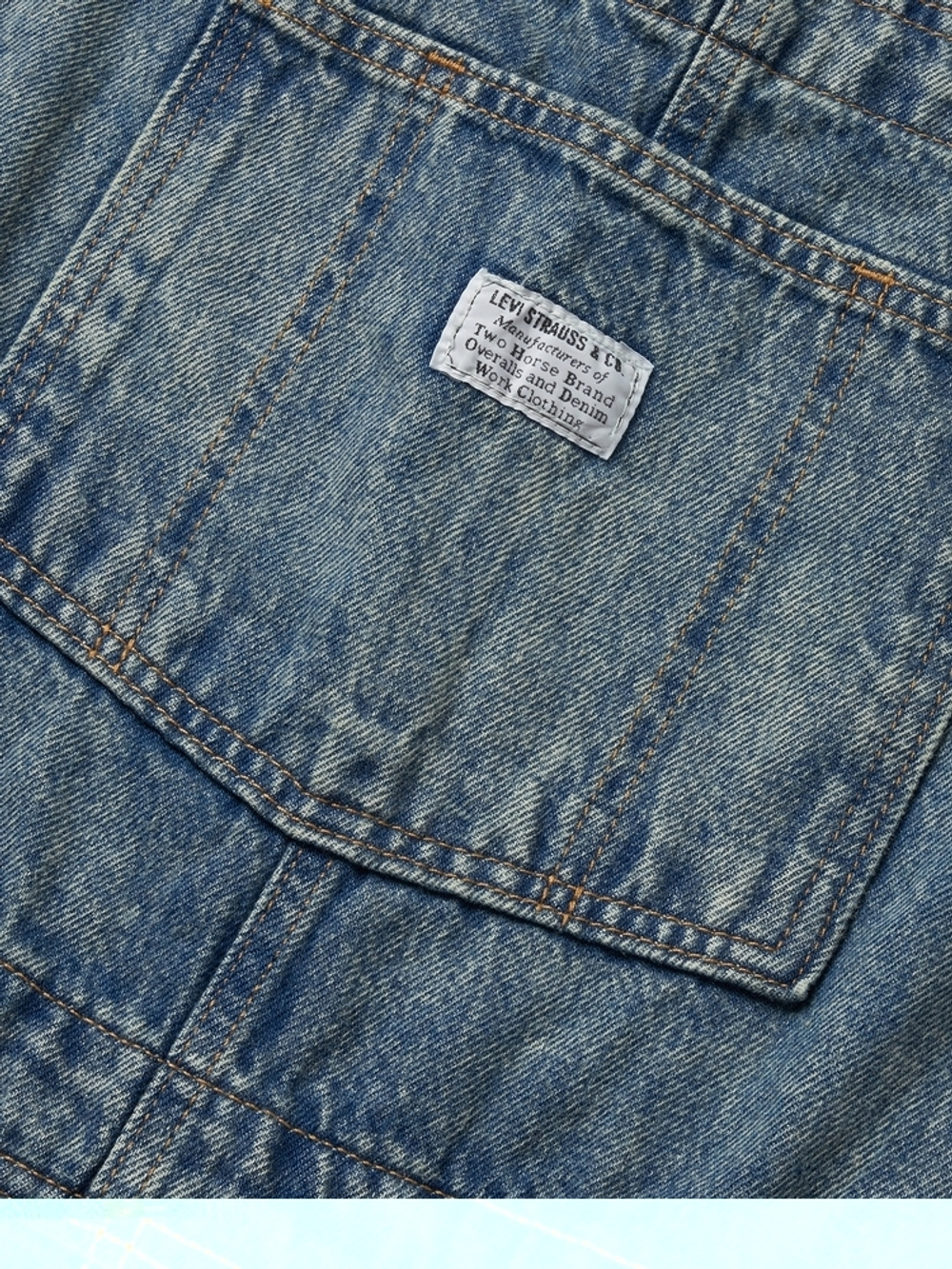 Женский джинсовый комбинезон Levi's Baggy Overalls 000UG-0002