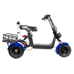 ЭЛЕКТРОСКУТЕР CITYCOCO GT X5 TRIKE 1500W 15AH 48V Синий
