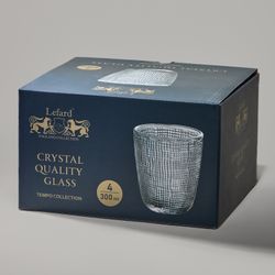 НАБОР СТАКАНОВ "TEMPO" GREY 4 ШТ./300 МЛ