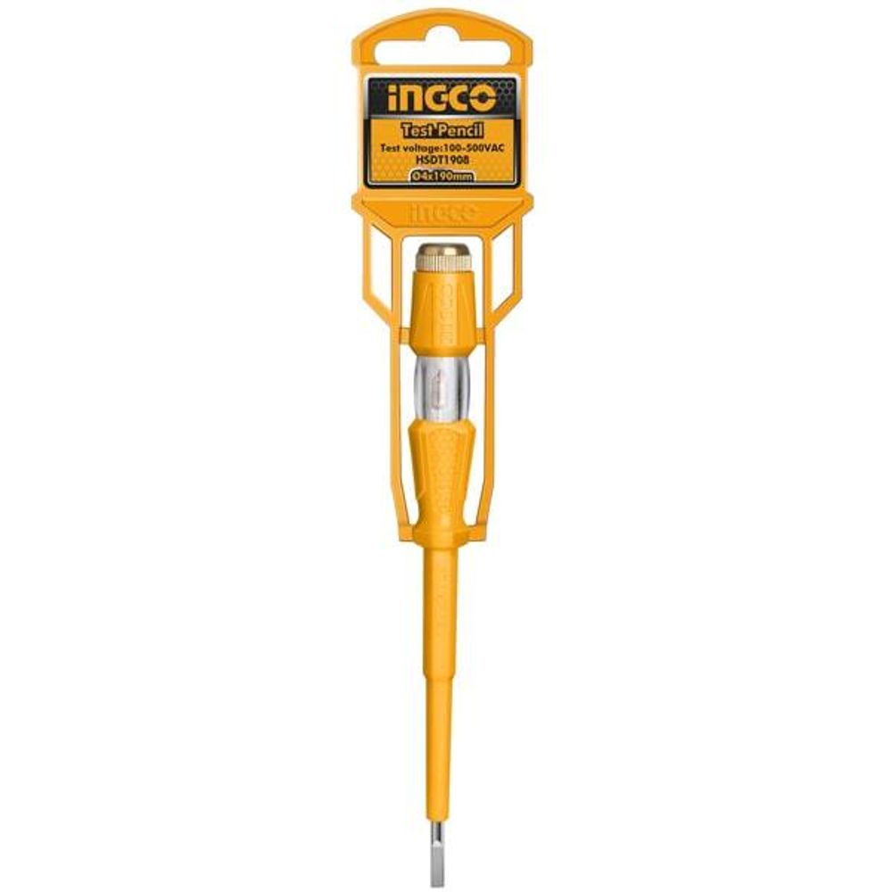 Отвертка индикаторная 3х140мм АС 100-500В INGCO HSDT1408