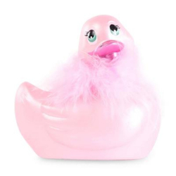 Вибратор-уточка Big Teaze Toys I Rub My Duckie 2.0, розовый E29005 (жен. вибратор)