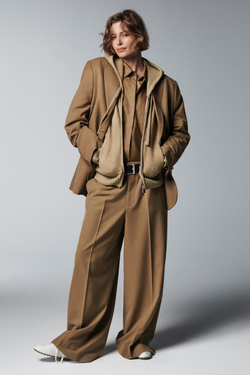 ZARA БЛЕЙЗЕР ОВЕРСАЙЗ — ZW COLLECTION, КАРАМЕЛЬНЫЙ