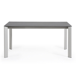 Стол Atta 160 (220) x90 серый керамический