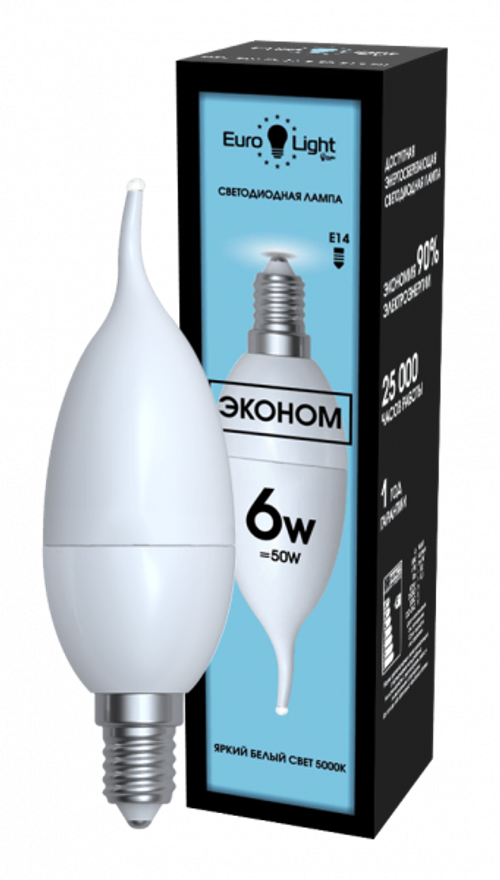 Лампа ELEC-507-FC37-6-5K-E14-FR