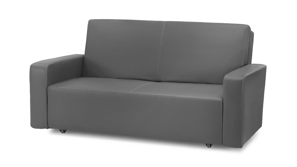 Диван Роин Galaxy Dark Grey 212*100*86 см, Серый Экокожа Аккордеон Фиеста