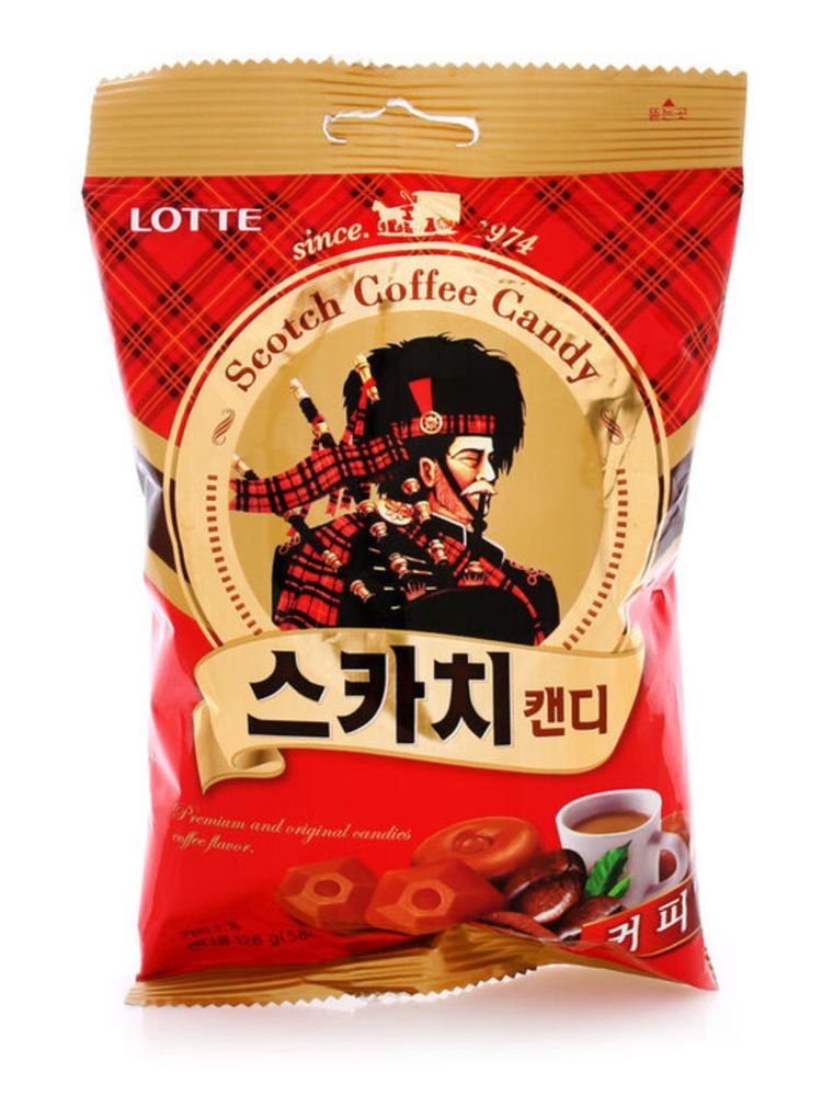 Карамель Lotte Скотч Кофе 157 г, 3 шт