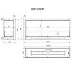 Биокамин Firelight BFP-P1000RC right corner
