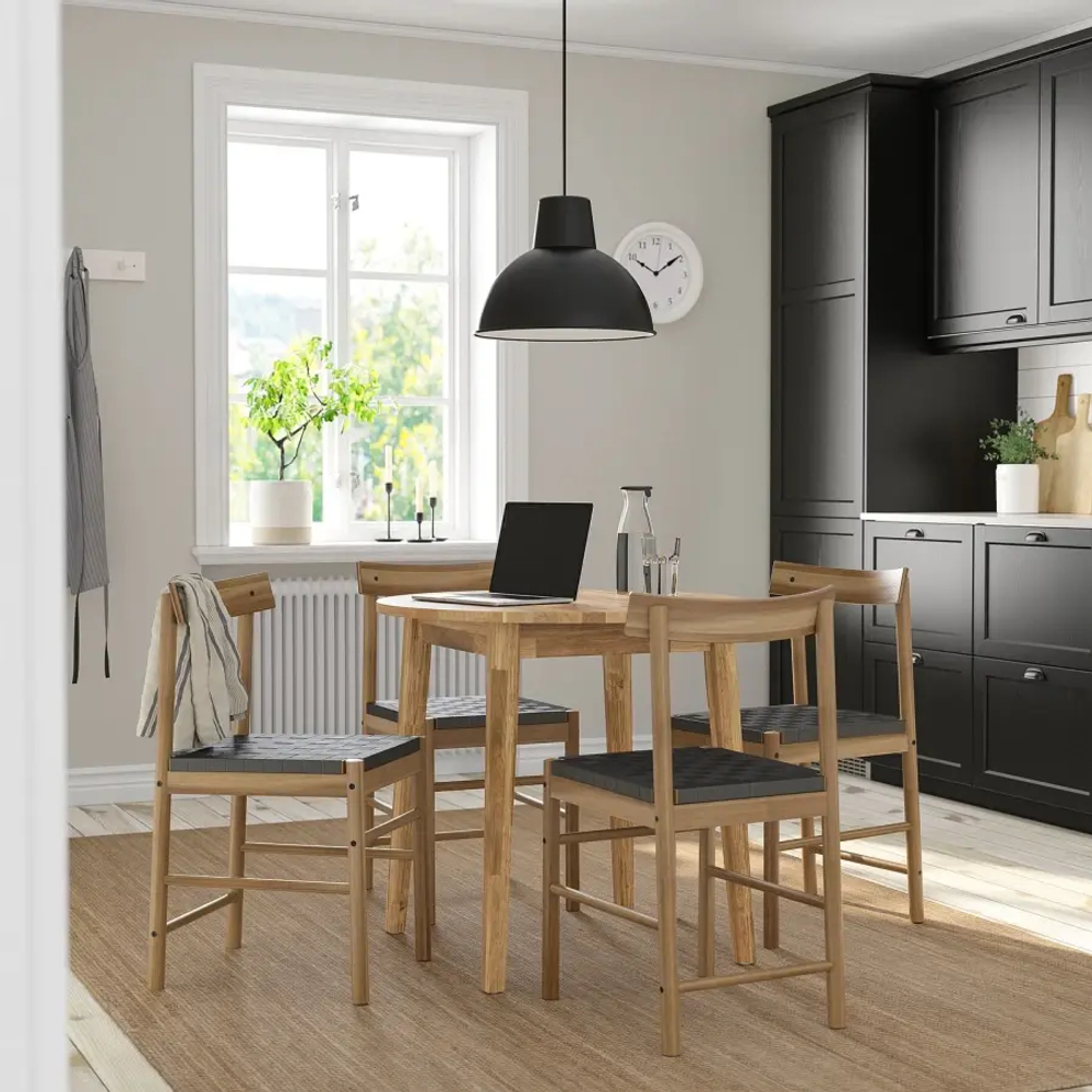 Кухонный стол - NACKANÄS  IKEA/НАККАНАС ИКЕА, 80 см, коричневый