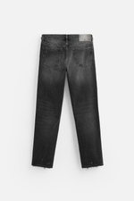 Джинсы straight fit с разрезами