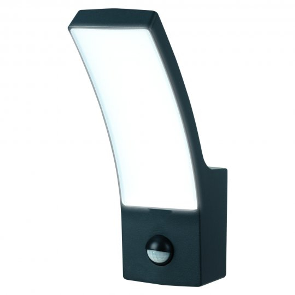 Светильник светодиодный уличный 12Вт с датчиком движения ULU-S71A-12W/4000K SENSOR IP65 BLACK