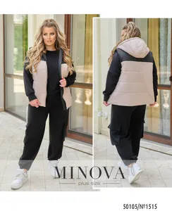 Жилет 1515-бежевый Minova