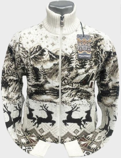 Pulltonic из шерсти и кашемира на полном замке "Кавказ" Размеры (50-54)