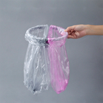 Ведро для мусора сенсорное, круг, Foodatlas JAH-6011, 8 л (розовый)