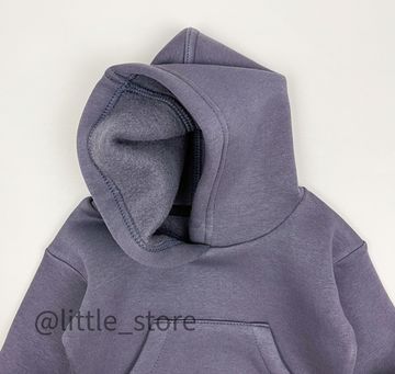 Комплект из футера с начесом "Simple" Графит