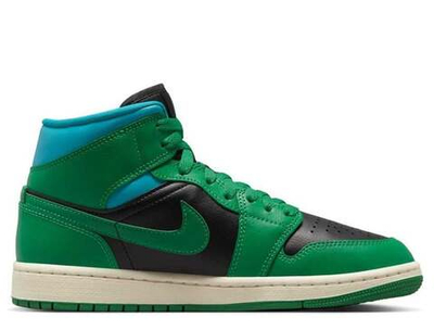 Кроссовки Wmns Air Jordan 1 Mid "Lucky Green Aquatone"