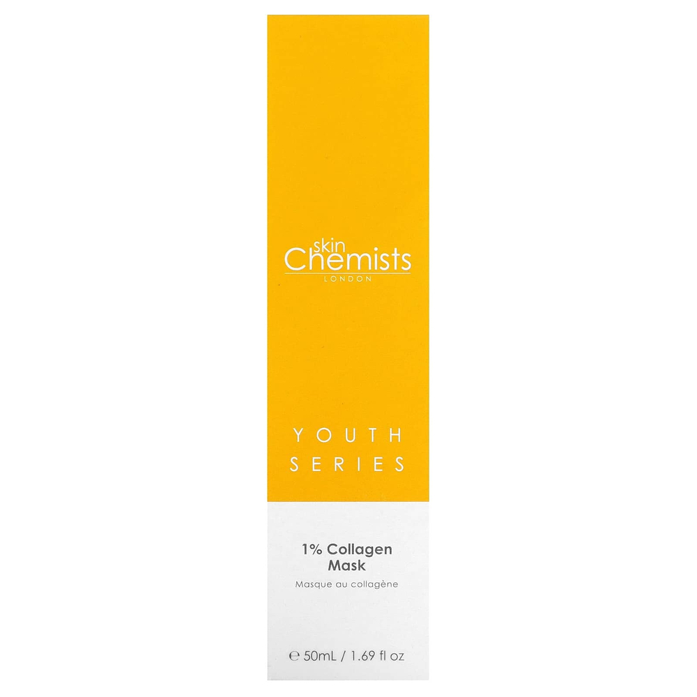 skinChemists, Youth Series, косметическая маска с 1% коллагеном, 50 мл (1,69 жидк. унц.)