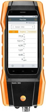 Газоанализатор дымовых газов Testo 300 (комплект, без H2 компенсации) 0564300286