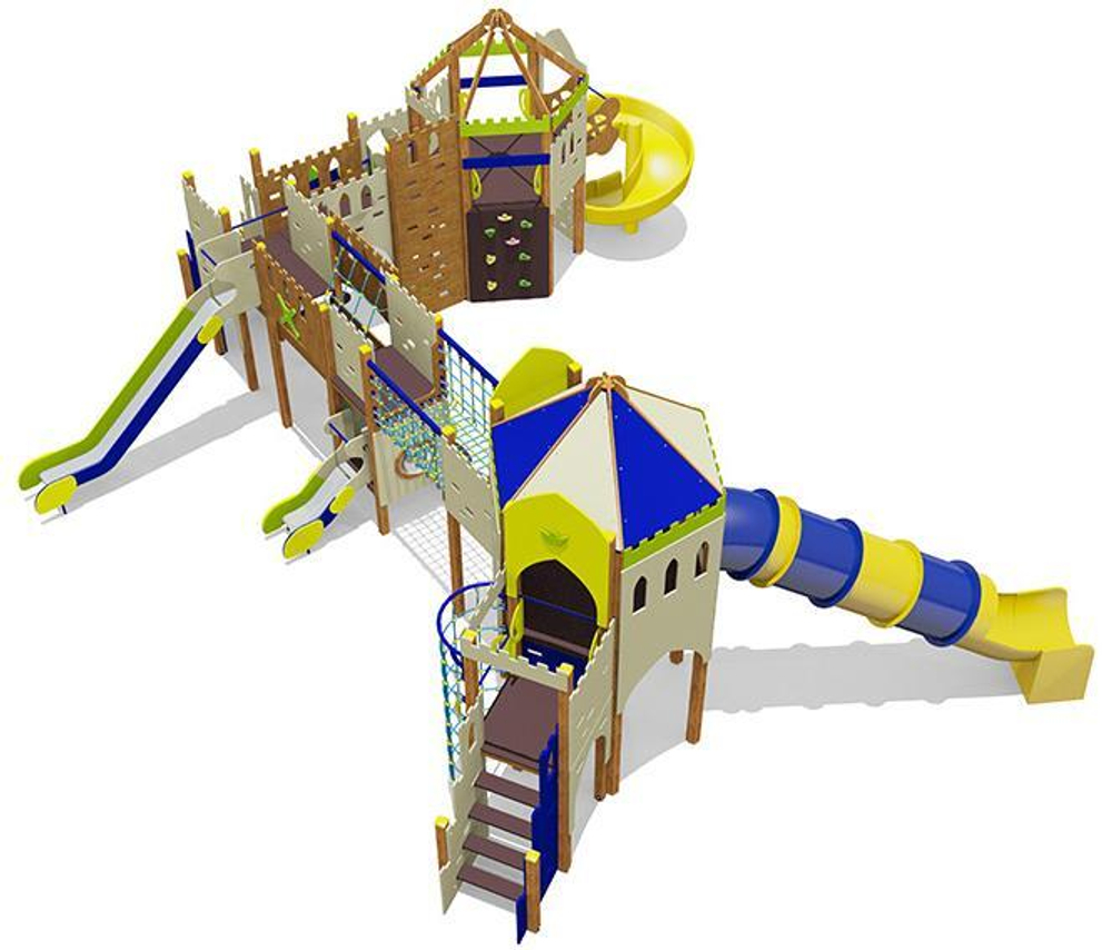 Игровой комплекс для детей 6-12 лет для уличной площадки