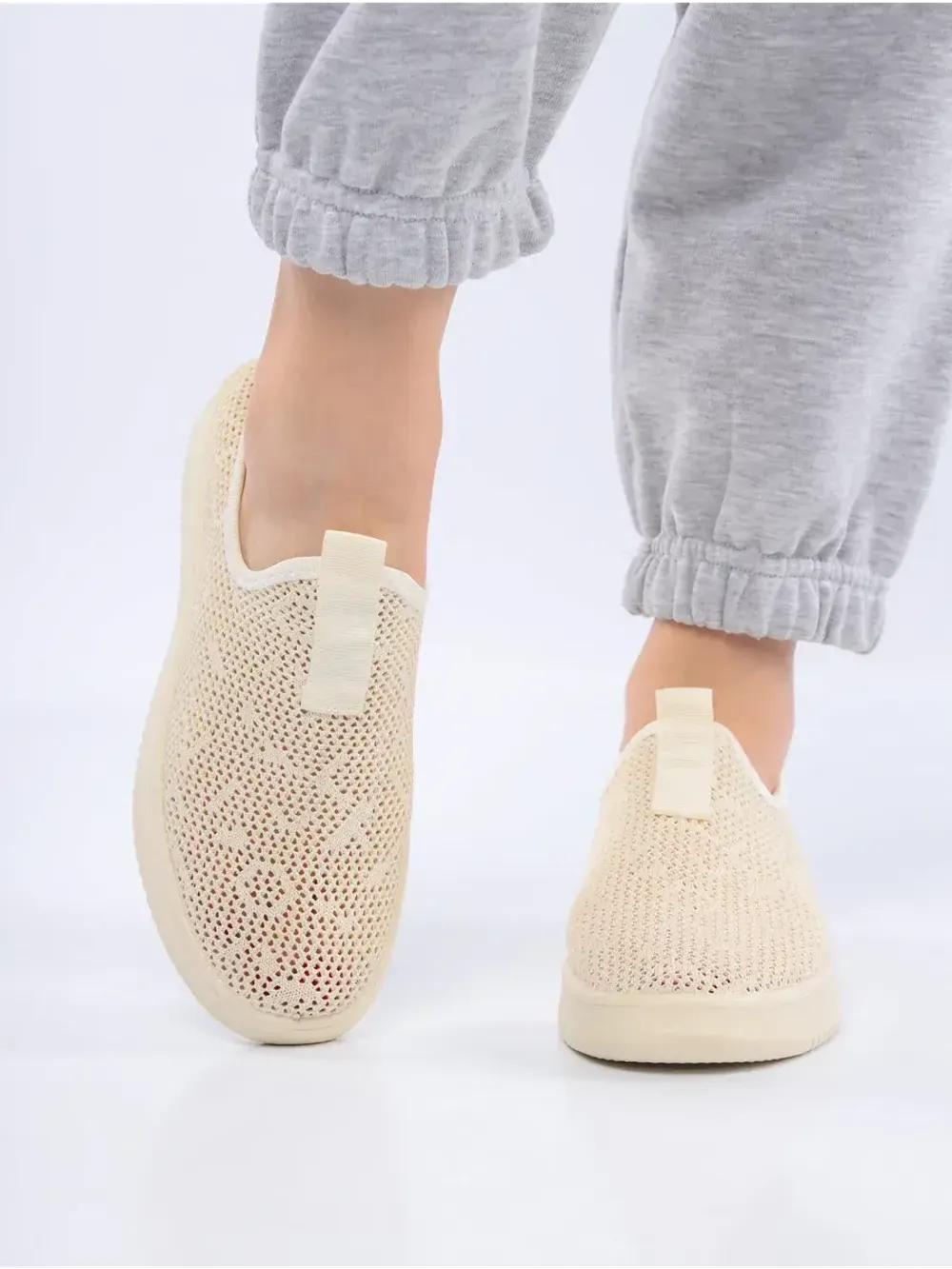 Слипоны летние текстильные