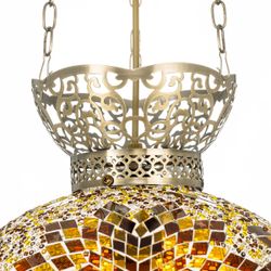 Citilux Каир CL419125 Подвесной светильник Мозаика Янтарь