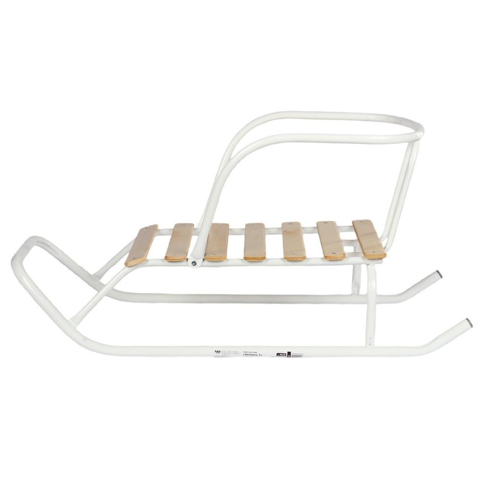 Санки "Ветерок №1" (без ручки), цвет белый