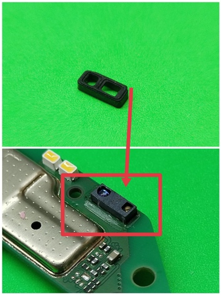 Tecno Spark Go 2024 (BG6) - уплотнитель датчика приближения (оригинал)