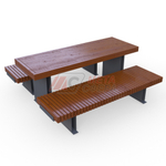 Стол уличный с лавками Rail Road 03