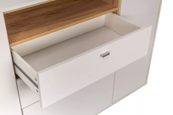 Бэль Комод 10.95 Дуб Золотой / Белый