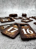 Номерки для гардероба 3х5 см