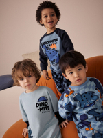 Пижама для мальчика Next AC0-927, 3 шт., Синий