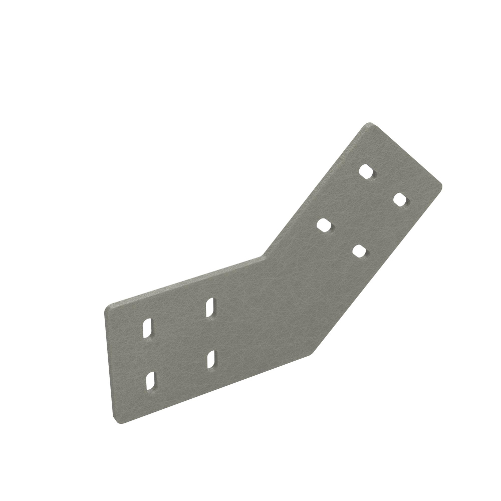 Соединительная пластина вертикальная 45 градусов Н80, стеклопластик