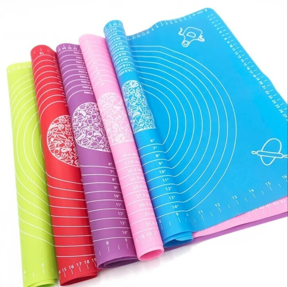 Силиконовый коврик для раскатки и выпечки 40х60 см.