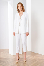 3825 Брюки женские (белый)