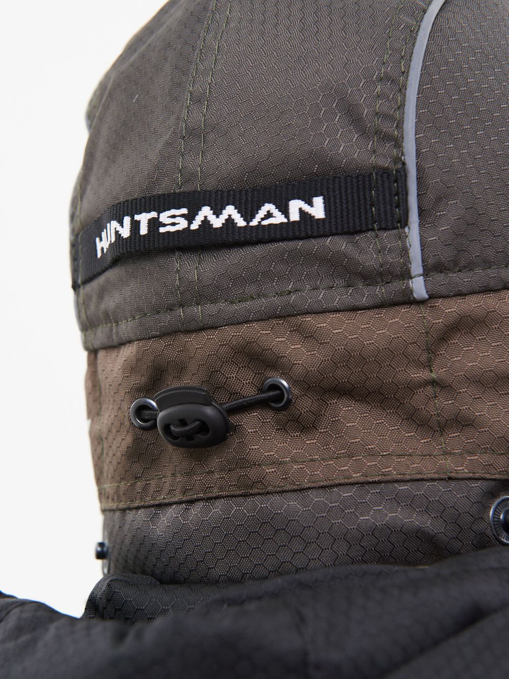 Шапка ушанка зимняя Полюс ткань Cell цвет Хаки