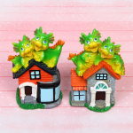 Фигурка «Дракоши на доме» 13,5*10*7 см, микс