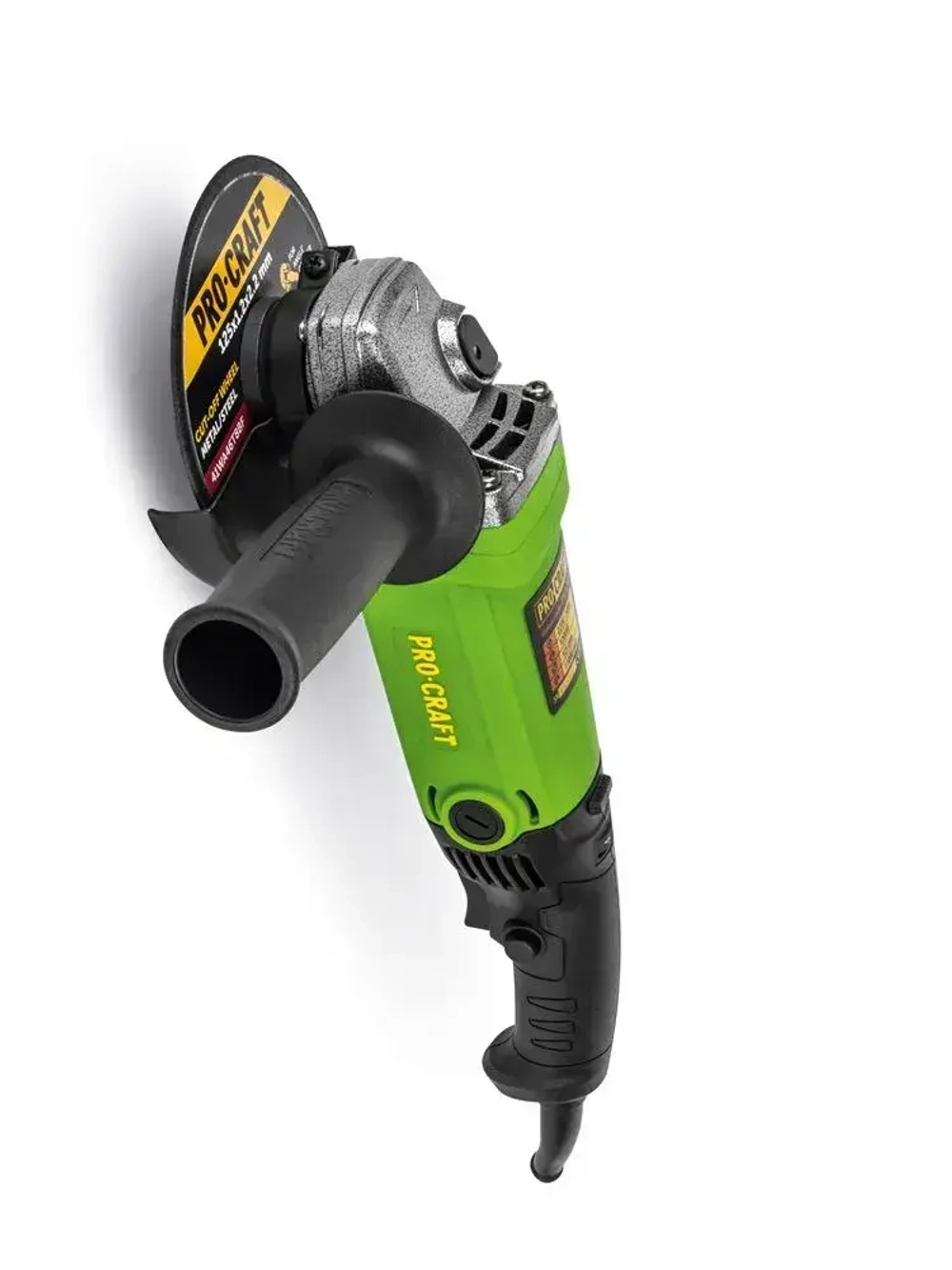 Болгарка 125 мм 860 Вт электрическая сетевая PROCRAFT PW1200E ушм с регулировкой оборотов