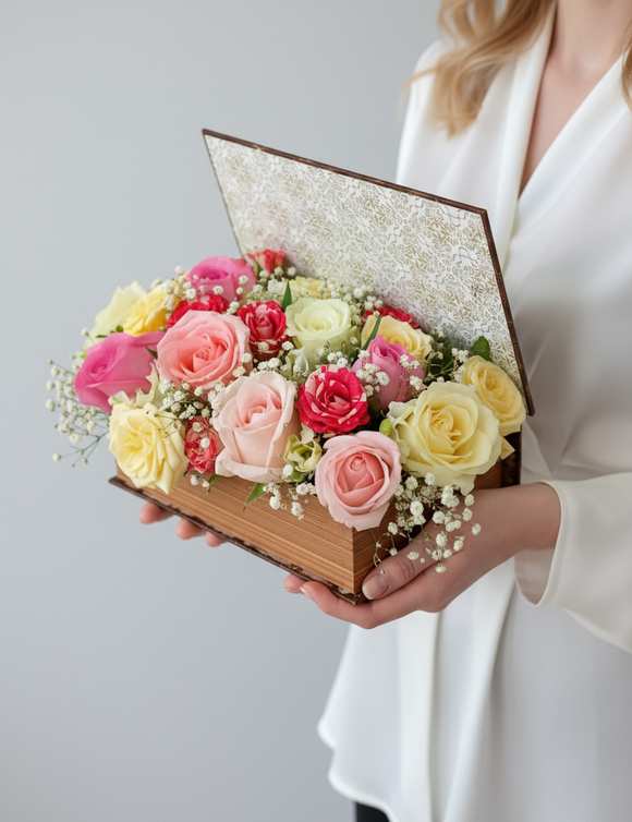 Цветы в книге Секрет